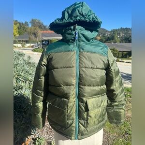 Kids J.Crew colorblock Primaloft snow jacket, size large